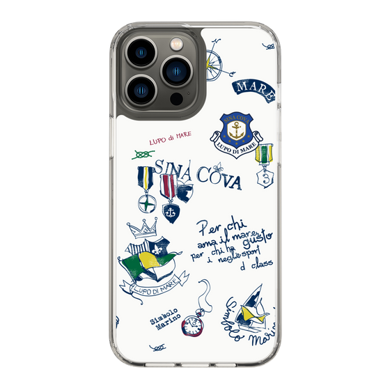 Slim Protection Case［ SINA COVA - All-Over Marine Motif ］