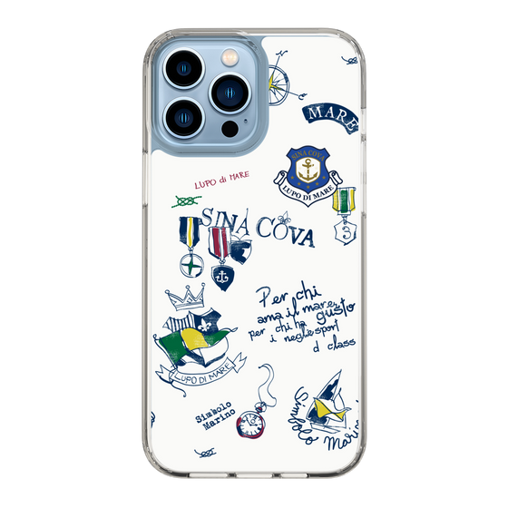 Slim Protection Case［ SINA COVA - All-Over Marine Motif ］