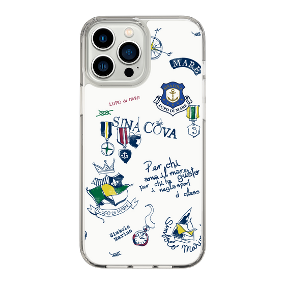 Slim Protection Case［ SINA COVA - All-Over Marine Motif ］