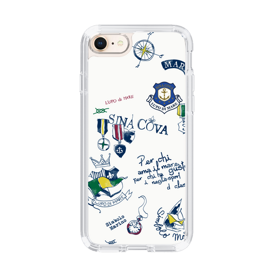 Slim Protection Case［ SINA COVA - All-Over Marine Motif ］