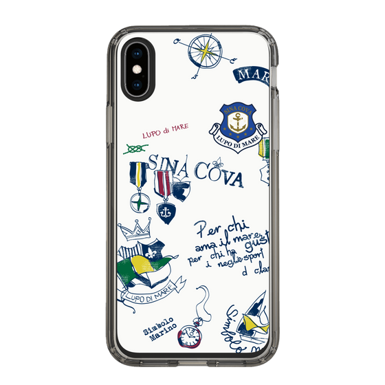 Slim Protection Case［ SINA COVA - All-Over Marine Motif ］