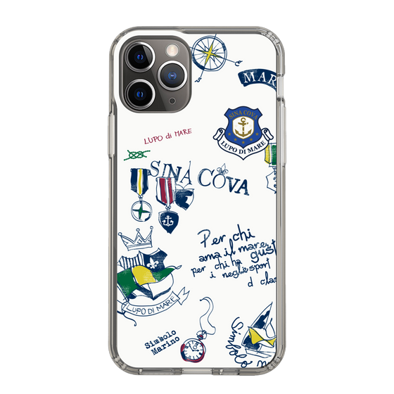 Slim Protection Case［ SINA COVA - All-Over Marine Motif ］