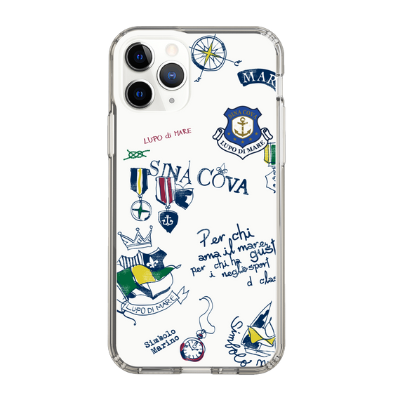 Slim Protection Case［ SINA COVA - All-Over Marine Motif ］
