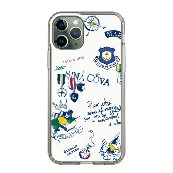 Slim Protection Case［ SINA COVA - All-Over Marine Motif ］