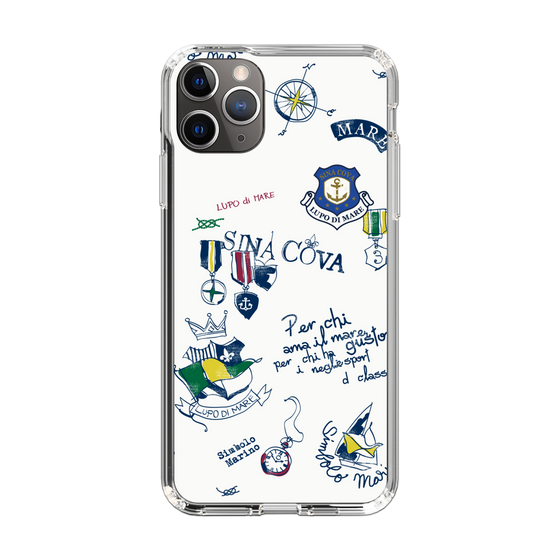 Slim Protection Case［ SINA COVA - All-Over Marine Motif ］