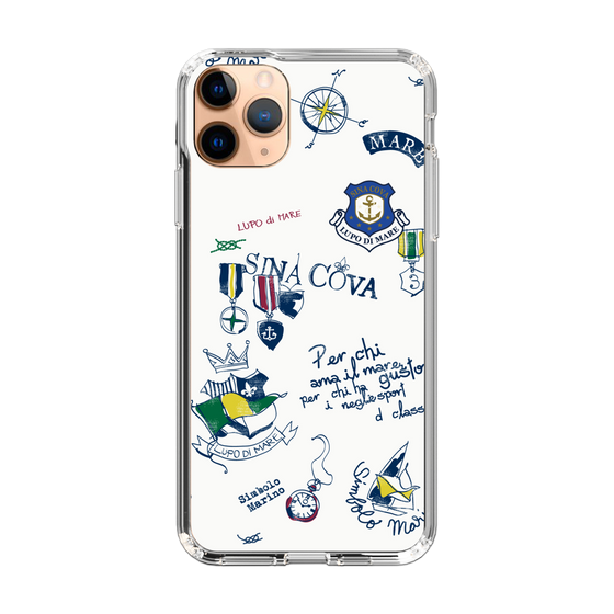 Slim Protection Case［ SINA COVA - All-Over Marine Motif ］