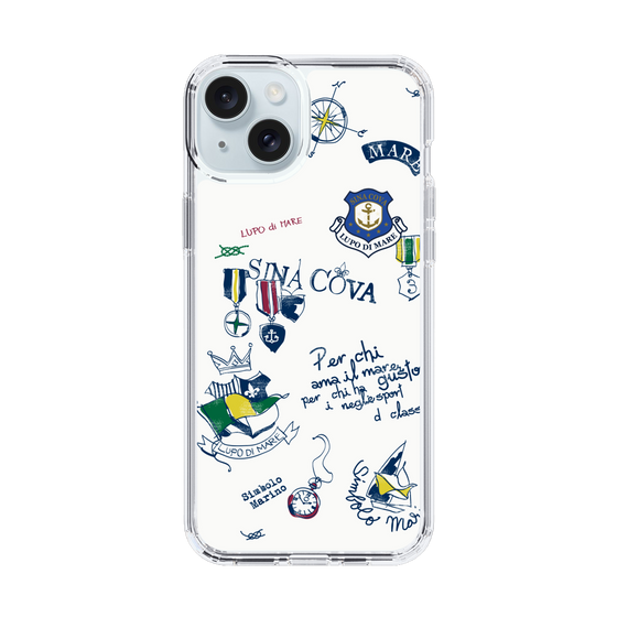 Slim Protection Case［ SINA COVA - All-Over Marine Motif ］