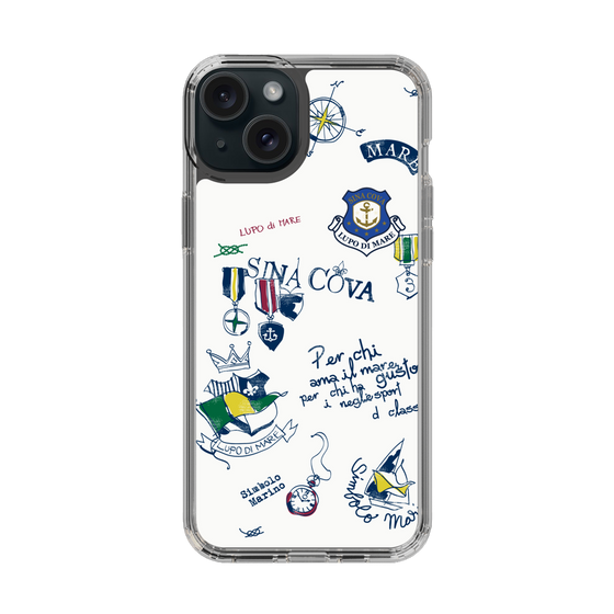 Slim Protection Case［ SINA COVA - All-Over Marine Motif ］