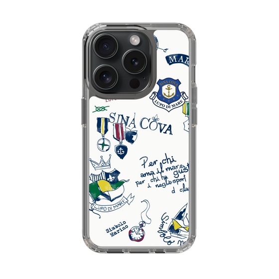 Slim Protection Case［ SINA COVA - All-Over Marine Motif ］