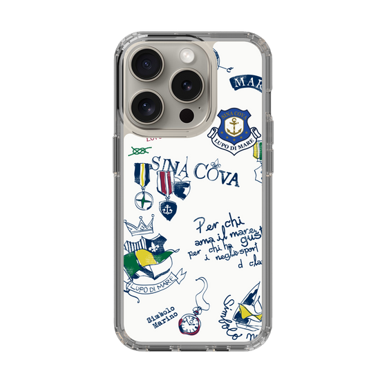 Slim Protection Case［ SINA COVA - All-Over Marine Motif ］
