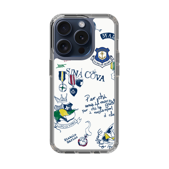 Slim Protection Case［ SINA COVA - All-Over Marine Motif ］