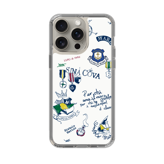 Slim Protection Case［ SINA COVA - All-Over Marine Motif ］