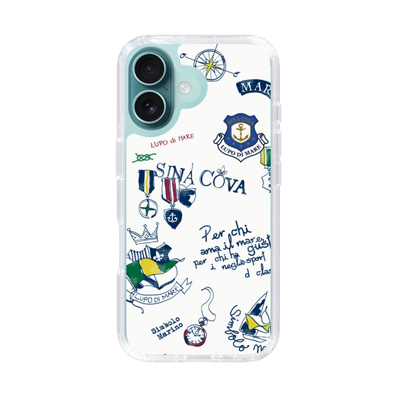 Slim Protection Case［ SINA COVA - All-Over Marine Motif ］