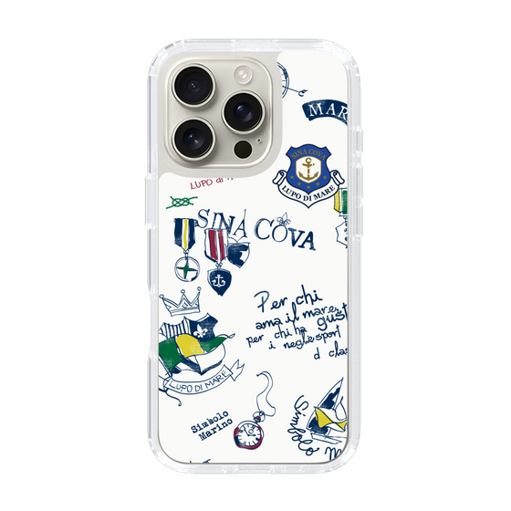 Slim Protection Case［ SINA COVA - All-Over Marine Motif ］