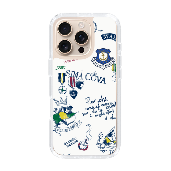 Slim Protection Case［ SINA COVA - All-Over Marine Motif ］