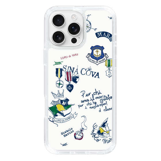Slim Protection Case［ SINA COVA - All-Over Marine Motif ］