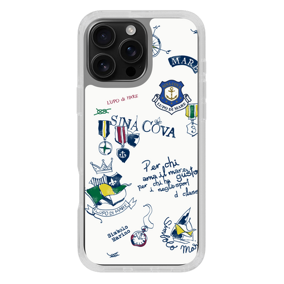 Slim Protection Case［ SINA COVA - All-Over Marine Motif ］
