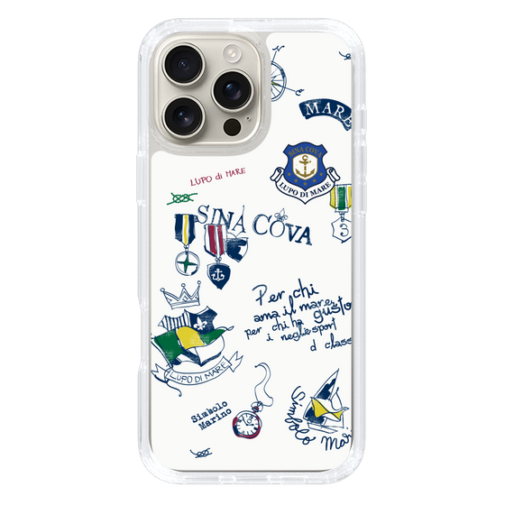 Slim Protection Case［ SINA COVA - All-Over Marine Motif ］