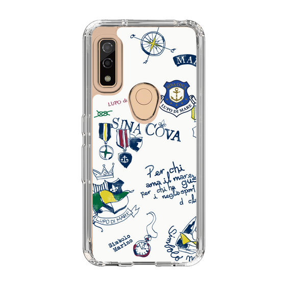 Slim Protection Case［ SINA COVA - All-Over Marine Motif ］
