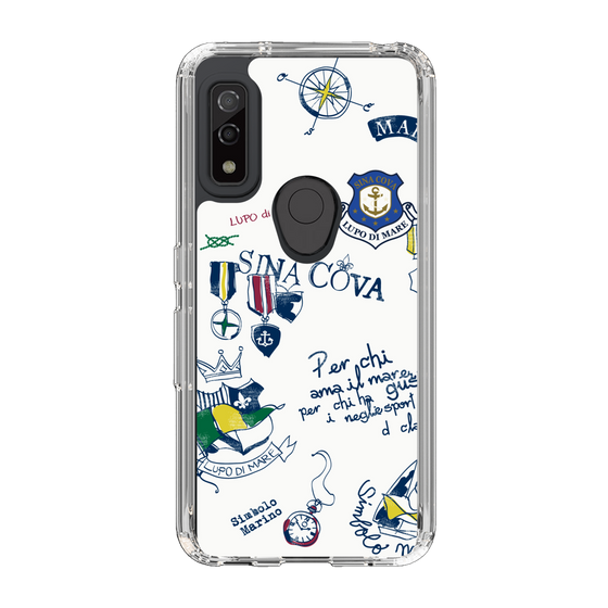 Slim Protection Case［ SINA COVA - All-Over Marine Motif ］