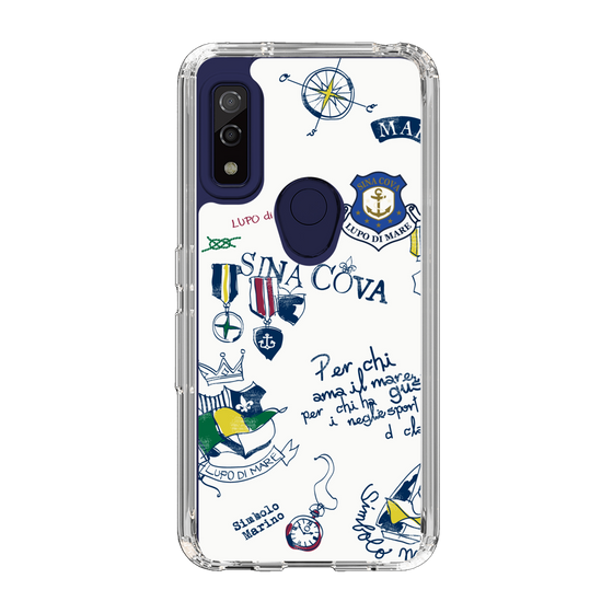 Slim Protection Case［ SINA COVA - All-Over Marine Motif ］