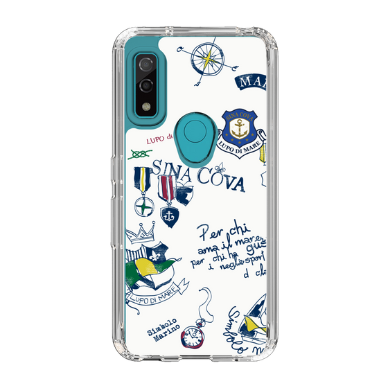 Slim Protection Case［ SINA COVA - All-Over Marine Motif ］