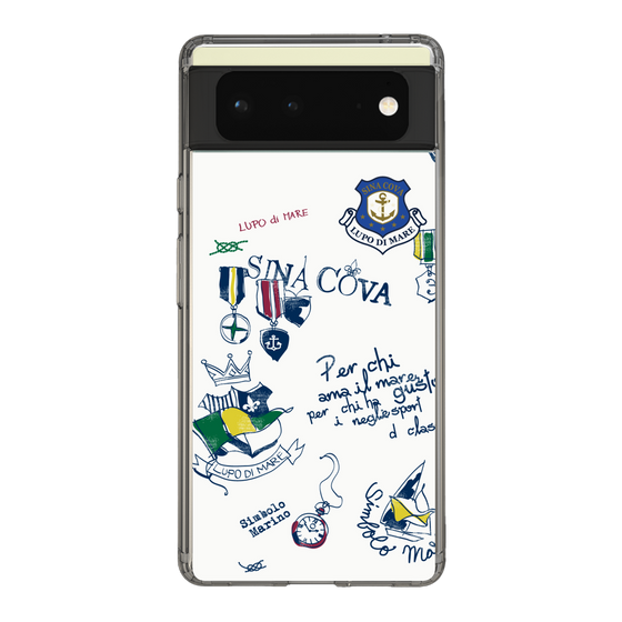 Slim Protection Case［ SINA COVA - All-Over Marine Motif ］