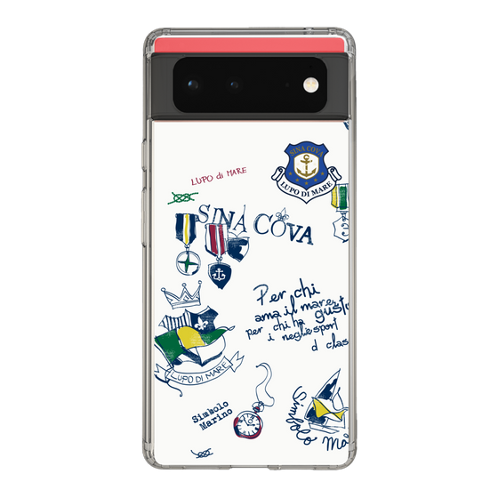 Slim Protection Case［ SINA COVA - All-Over Marine Motif ］