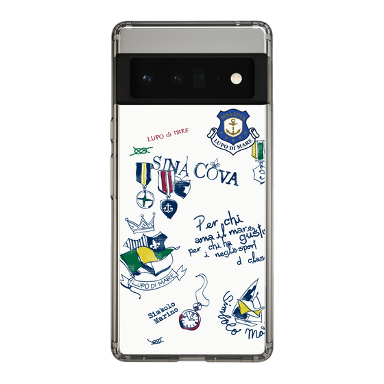 Slim Protection Case［ SINA COVA - All-Over Marine Motif ］