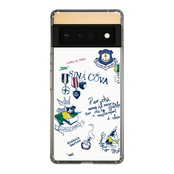 Slim Protection Case［ SINA COVA - All-Over Marine Motif ］