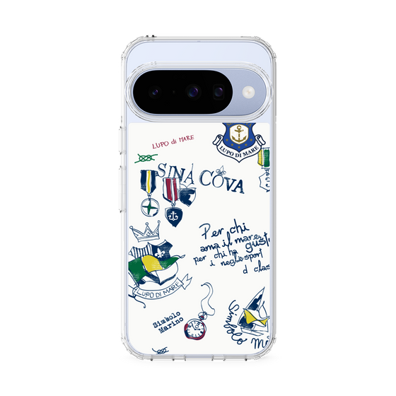 Slim Protection Case［ SINA COVA - All-Over Marine Motif ］