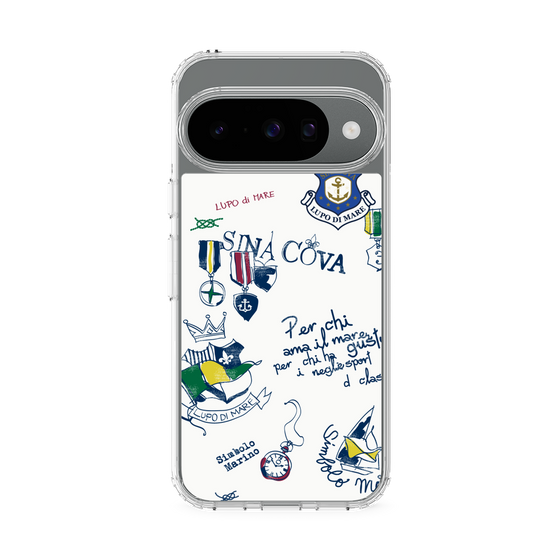 Slim Protection Case［ SINA COVA - All-Over Marine Motif ］