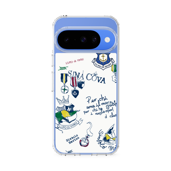 Slim Protection Case［ SINA COVA - All-Over Marine Motif ］