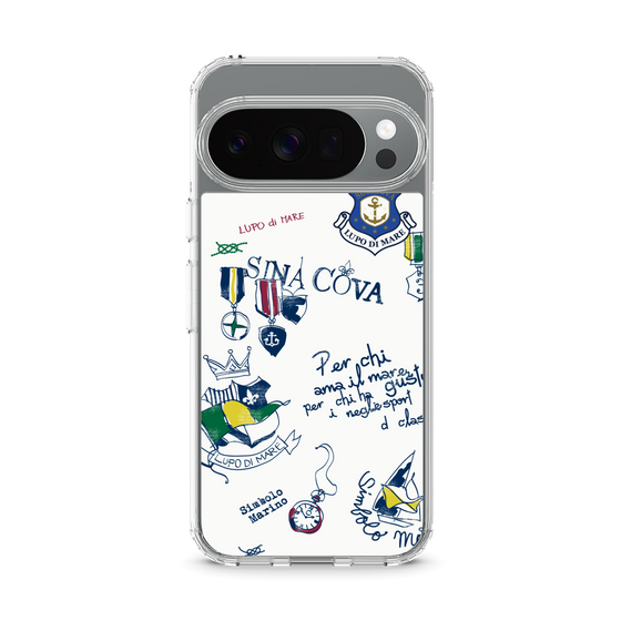 Slim Protection Case［ SINA COVA - All-Over Marine Motif ］