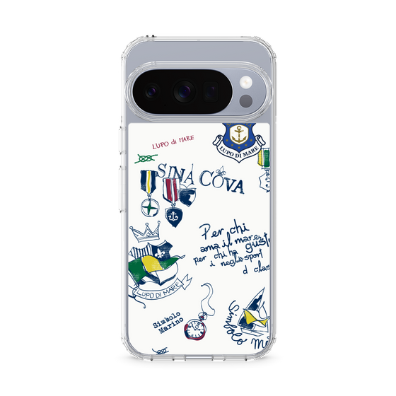 Slim Protection Case［ SINA COVA - All-Over Marine Motif ］