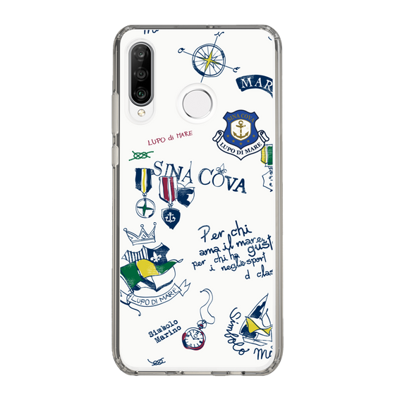 Slim Protection Case［ SINA COVA - All-Over Marine Motif ］