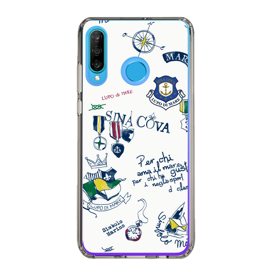 Slim Protection Case［ SINA COVA - All-Over Marine Motif ］