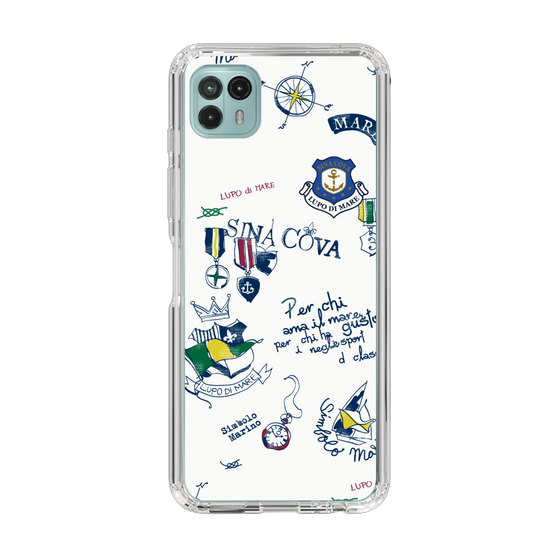 Slim Protection Case［ SINA COVA - All-Over Marine Motif ］