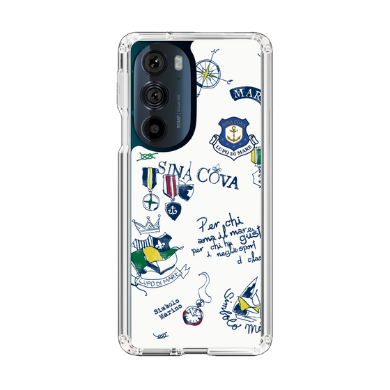 Slim Protection Case［ SINA COVA - All-Over Marine Motif ］