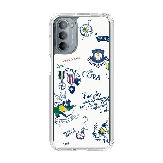 Slim Protection Case［ SINA COVA - All-Over Marine Motif ］