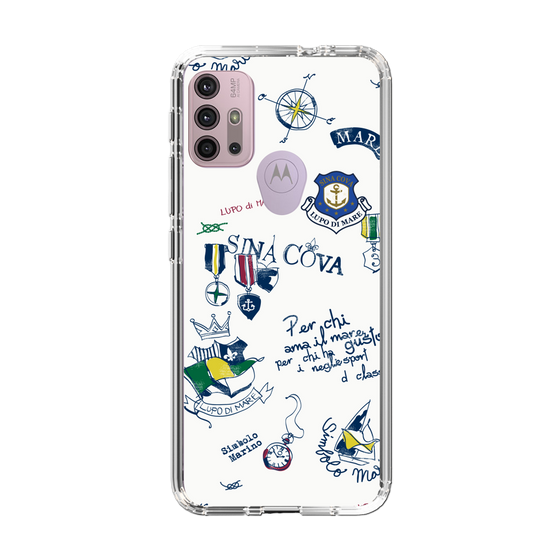 Slim Protection Case［ SINA COVA - All-Over Marine Motif ］
