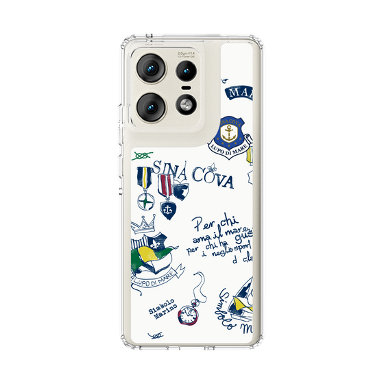 Slim Protection Case［ SINA COVA - All-Over Marine Motif ］