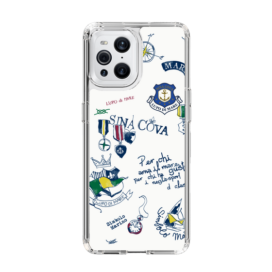 Slim Protection Case［ SINA COVA - All-Over Marine Motif ］