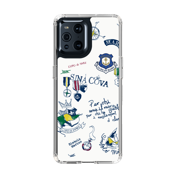 Slim Protection Case［ SINA COVA - All-Over Marine Motif ］