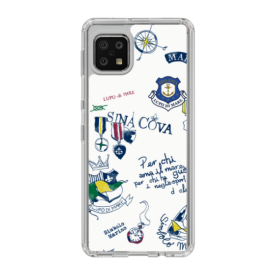 Slim Protection Case［ SINA COVA - All-Over Marine Motif ］