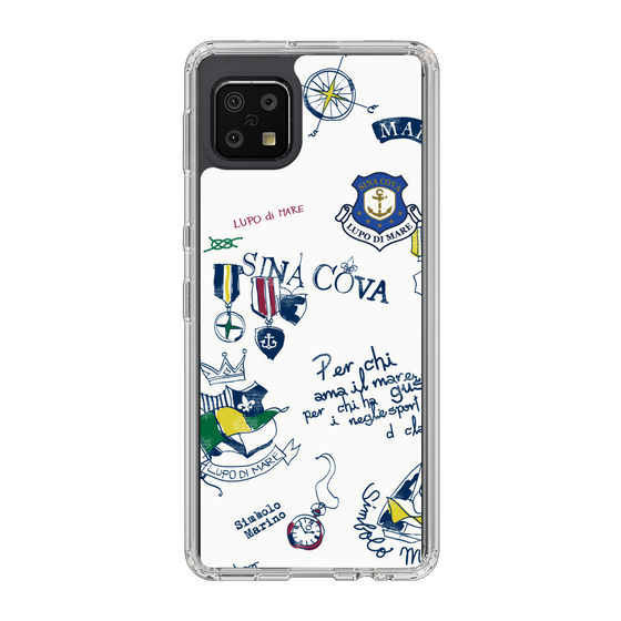 Slim Protection Case［ SINA COVA - All-Over Marine Motif ］