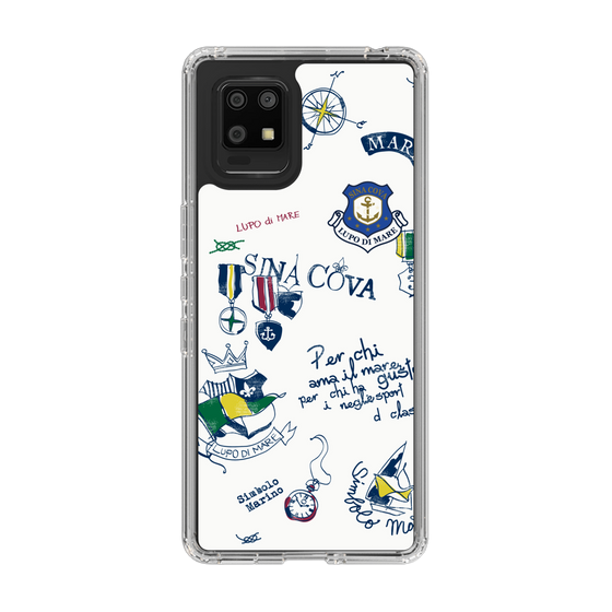 Slim Protection Case［ SINA COVA - All-Over Marine Motif ］