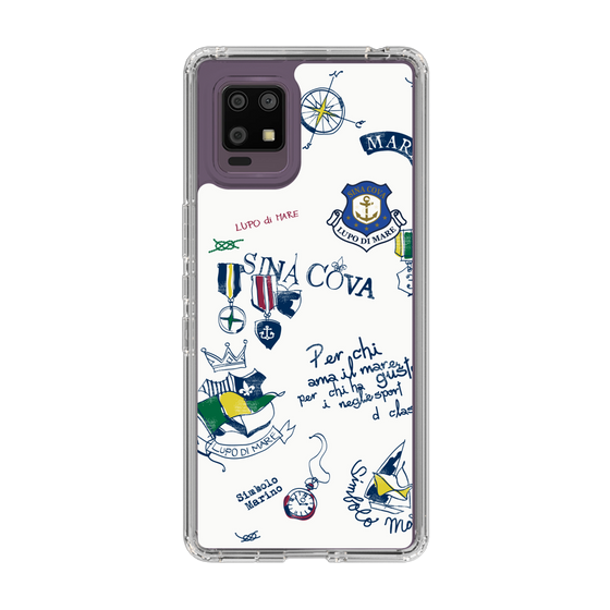 Slim Protection Case［ SINA COVA - All-Over Marine Motif ］