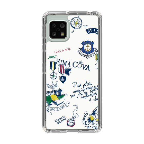 Slim Protection Case［ SINA COVA - All-Over Marine Motif ］