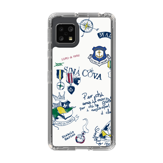 Slim Protection Case［ SINA COVA - All-Over Marine Motif ］